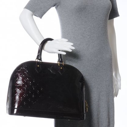 Louis Vuitton Vernis Alma GM Amarante 2 of 9