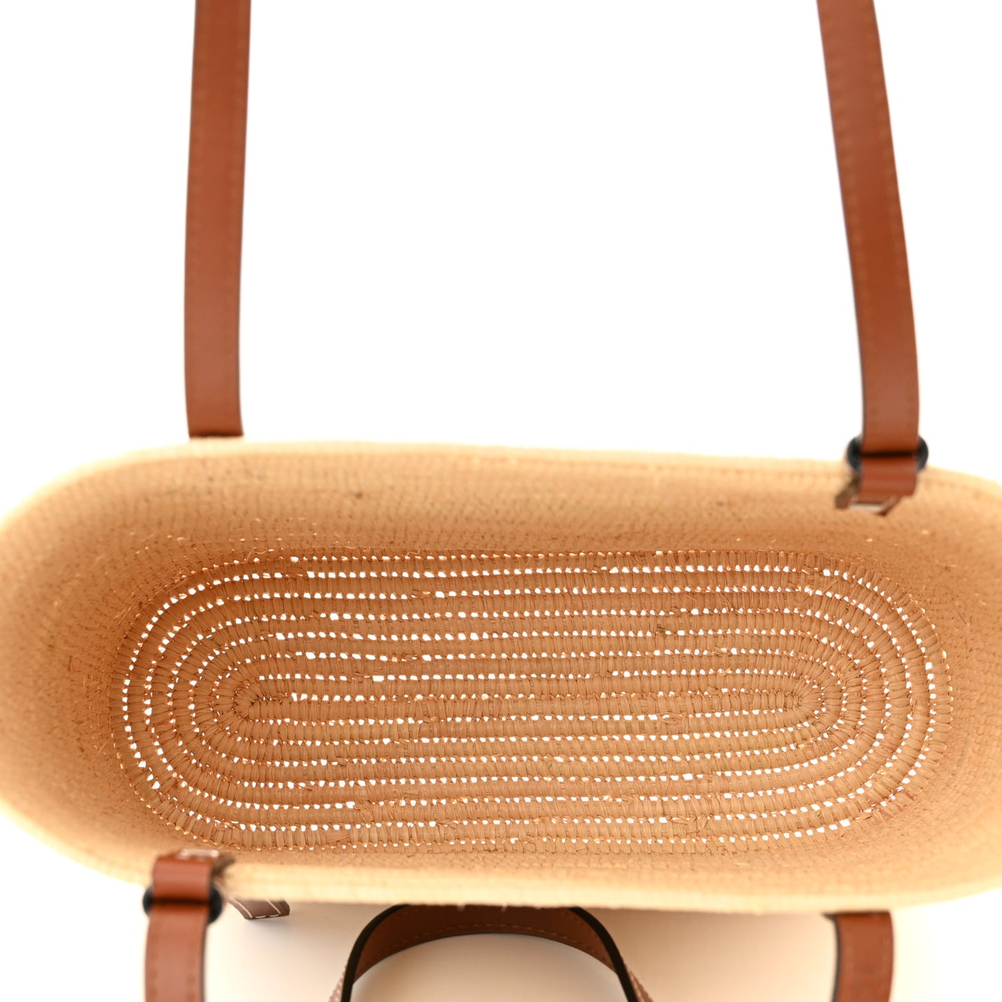 Raffia Small Square Basket Tote Bag Natural Tan
