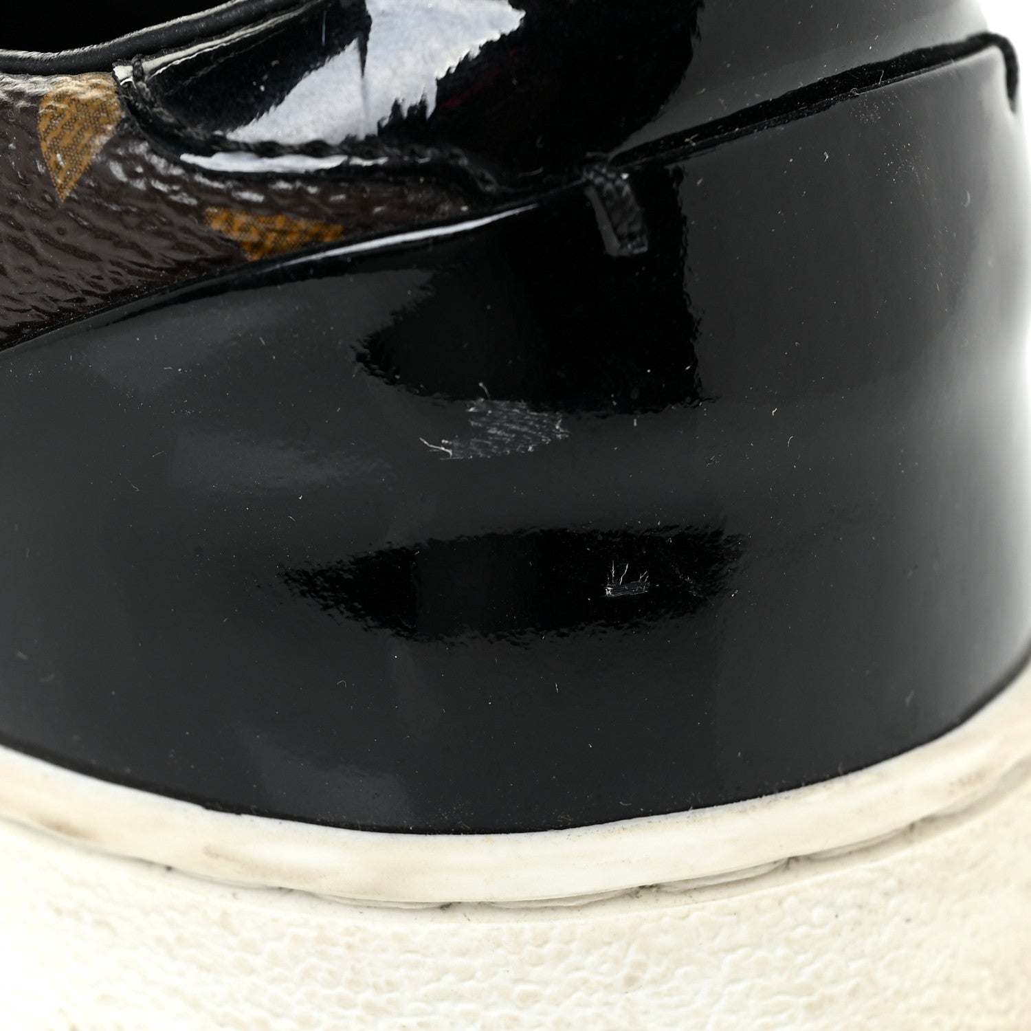 Louis Vuitton Patent Monogram Frontrow Sneakers 35.5 19 of 21