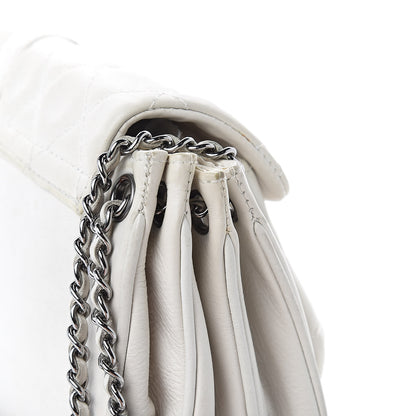 Chanel Lambskin Quilted Accordion Mademoiselle Flap White 14 of 17