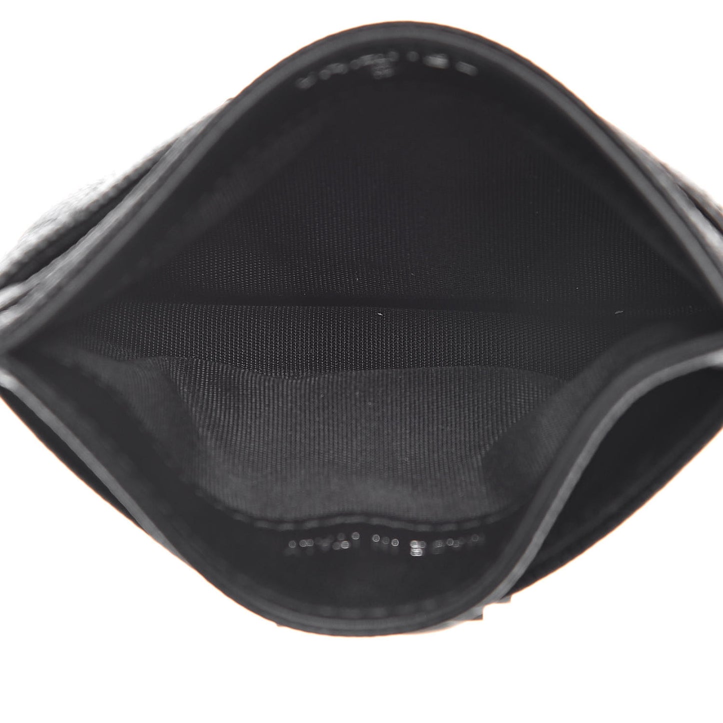 Caviar Quilted Boy Card Holder Black