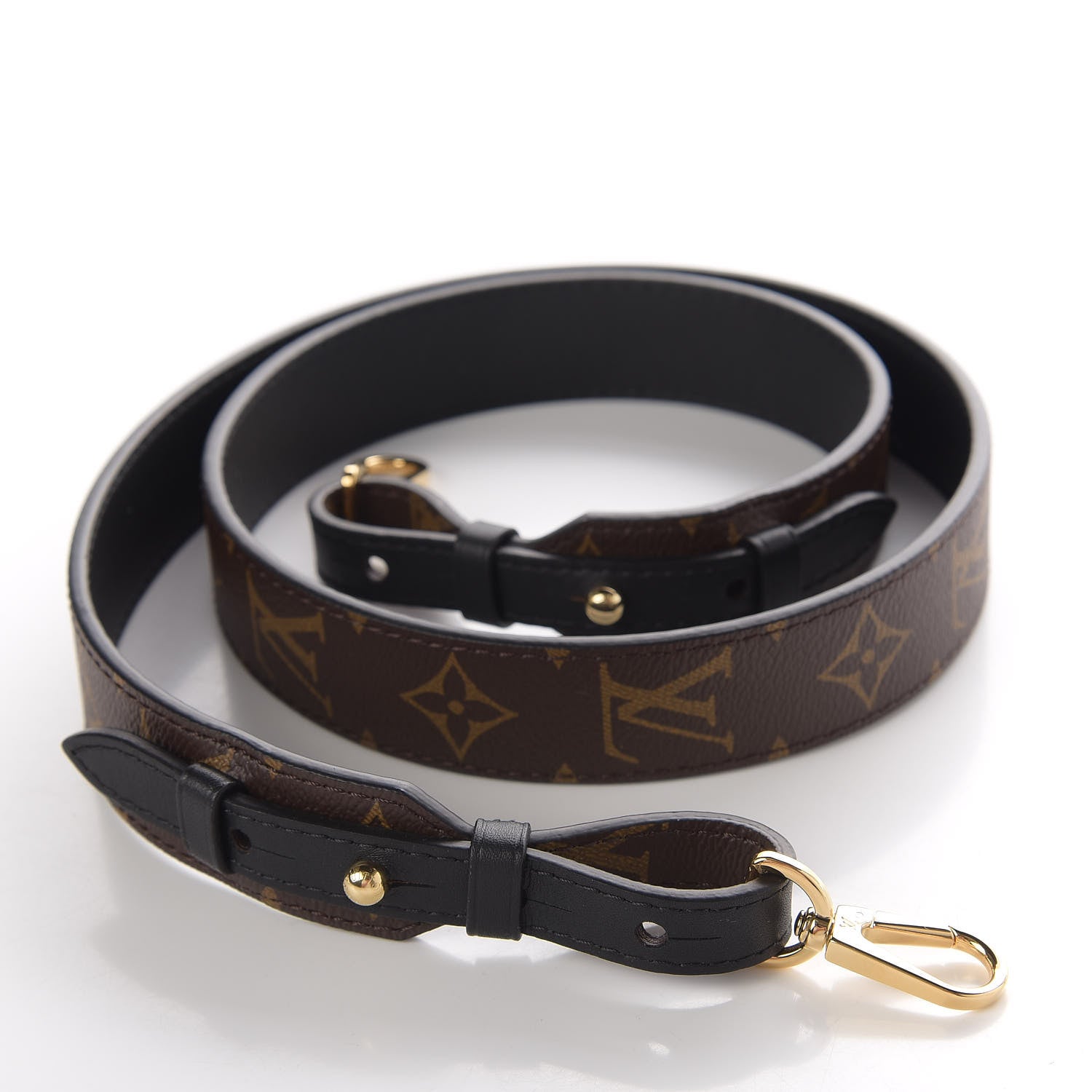 Louis Vuitton Monogram Bandouliere Shoulder Strap XL Black 5 of 6