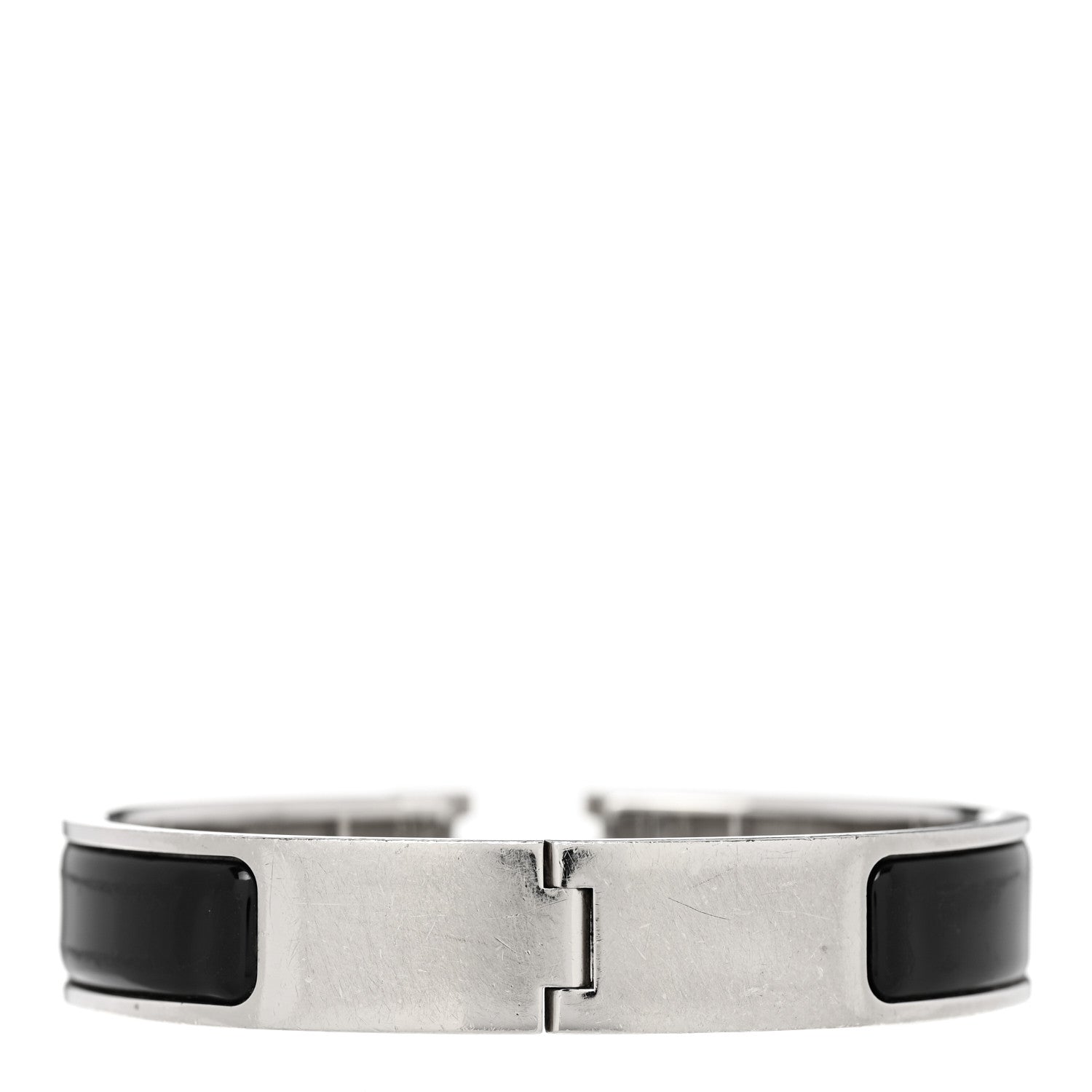 Hermes Enamel Narrow Clic Clac H Bracelet PM Black 3 of 4
