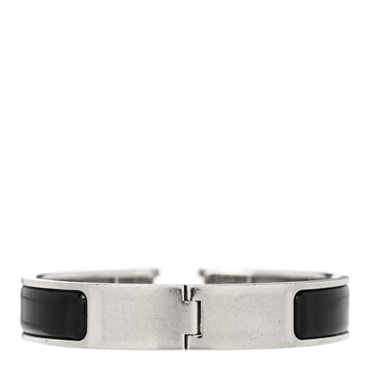 Hermes Enamel Narrow Clic Clac H Bracelet PM Black 3 of 4