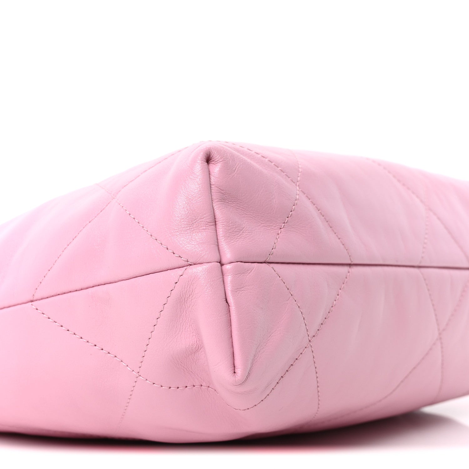 Chanel Shiny Calfskin Quilted Small Chanel 22 Dark Pink 10 of 11