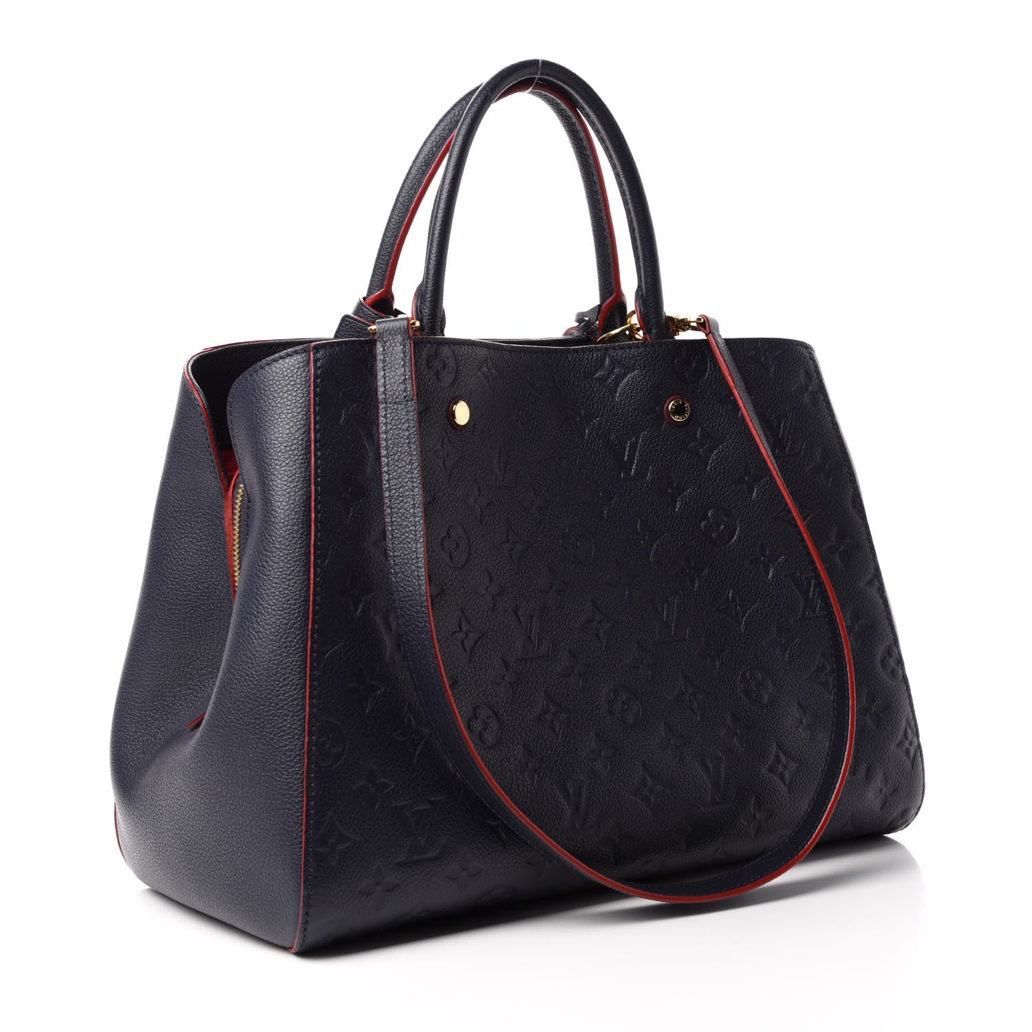 Louis Vuitton Empreinte Montaigne GM Marine Rouge 3 of 10