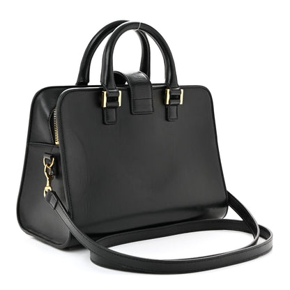 Saint Laurent Calfskin Monogram Baby Cabas Black 3 of 10