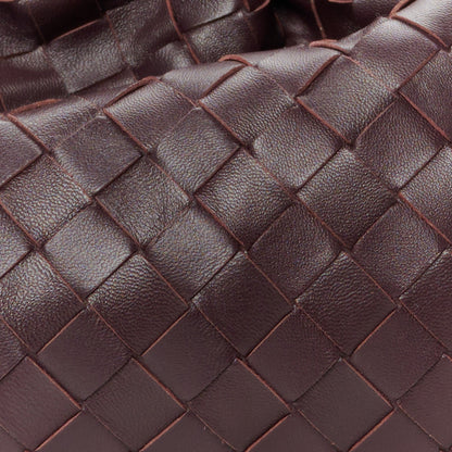 Bottega Veneta Nappa Maxi Intrecciato The Pouch Oversized Clutch  Grape 9 of 11