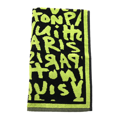 Louis Vuitton Cotton Monogram Graffiti Beach Towel Green 1 of 5