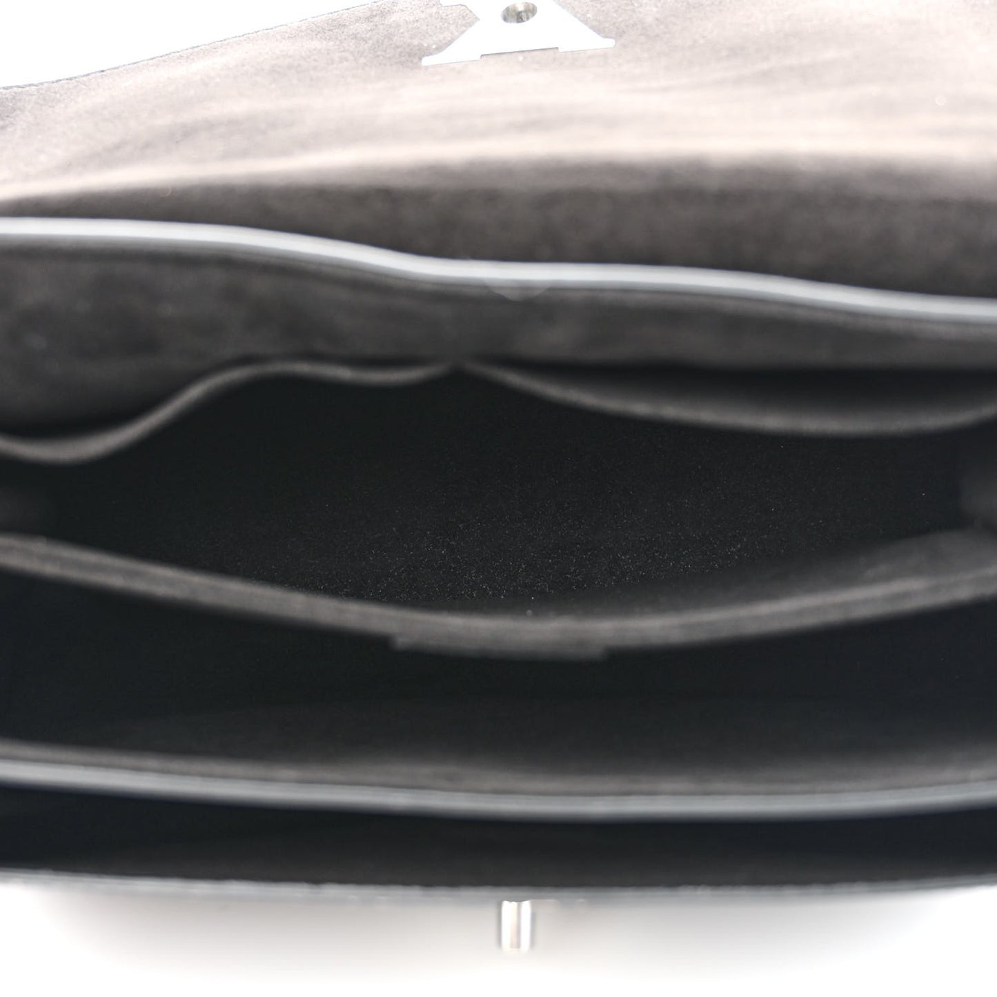 Soft Calfskin My Lockme Top Handle Black