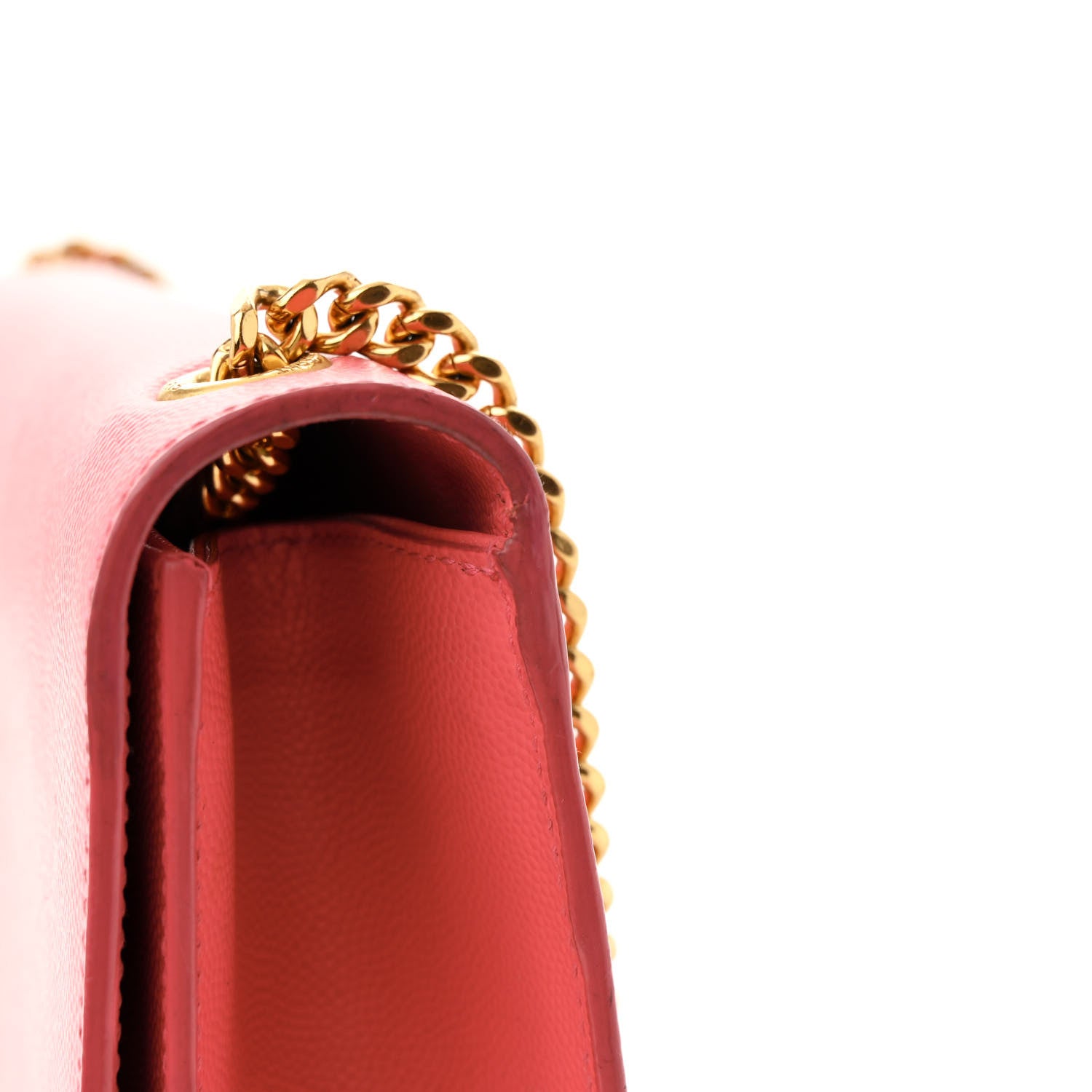 Saint Laurent Grain De Poudre Medium Classic Monogram Kate Satchel Rose Clair 12 of 13
