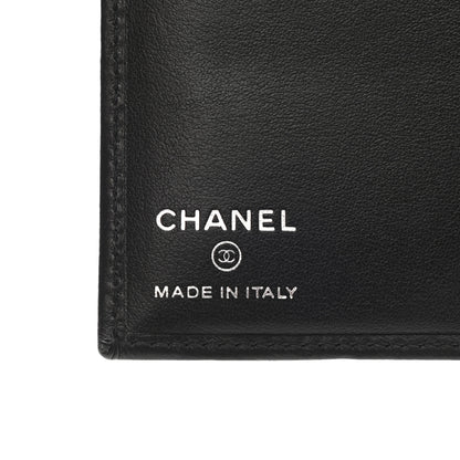 Chanel Calfskin Quilted Passport Holder Black 6 of 7