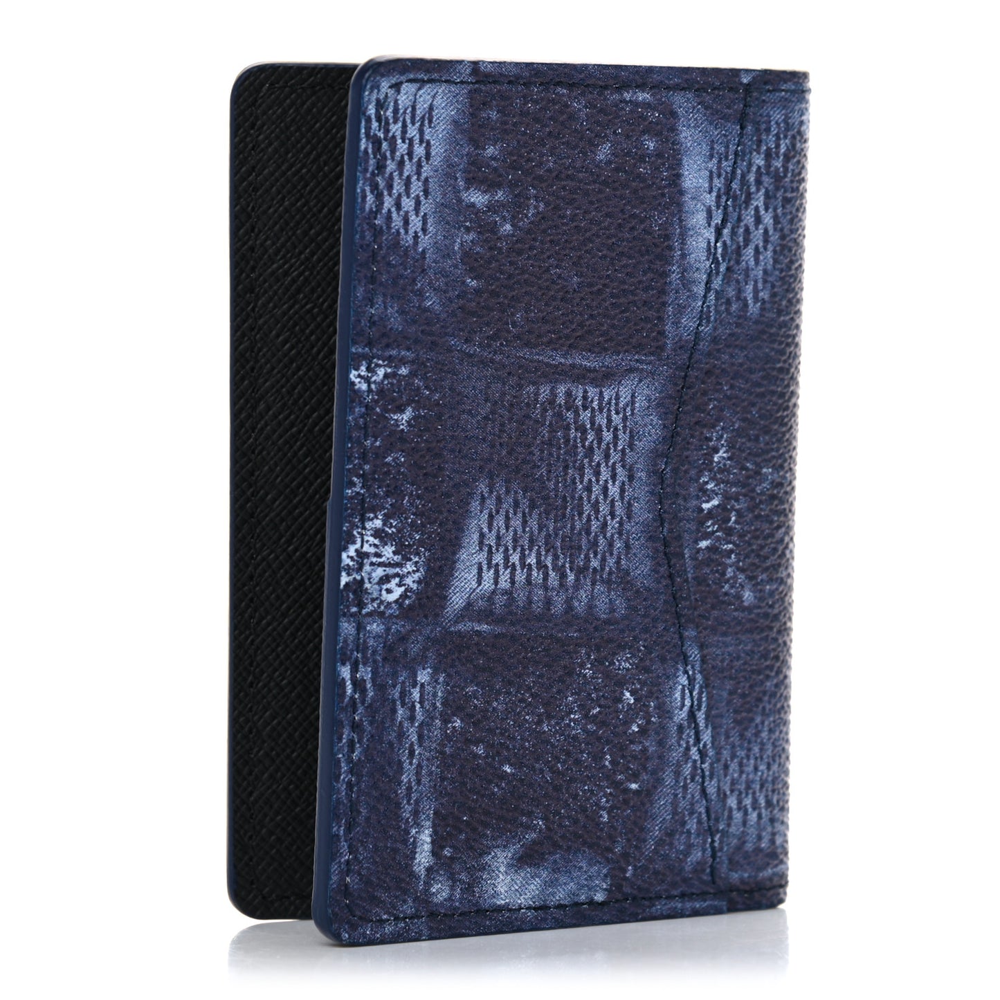 Damier Salt Pocket Organizer Ocean Blue