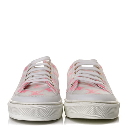 Louis Vuitton Technical Fabric Monogram Stellar Open Back Sneakers 37 Rose Pop 2 of 9