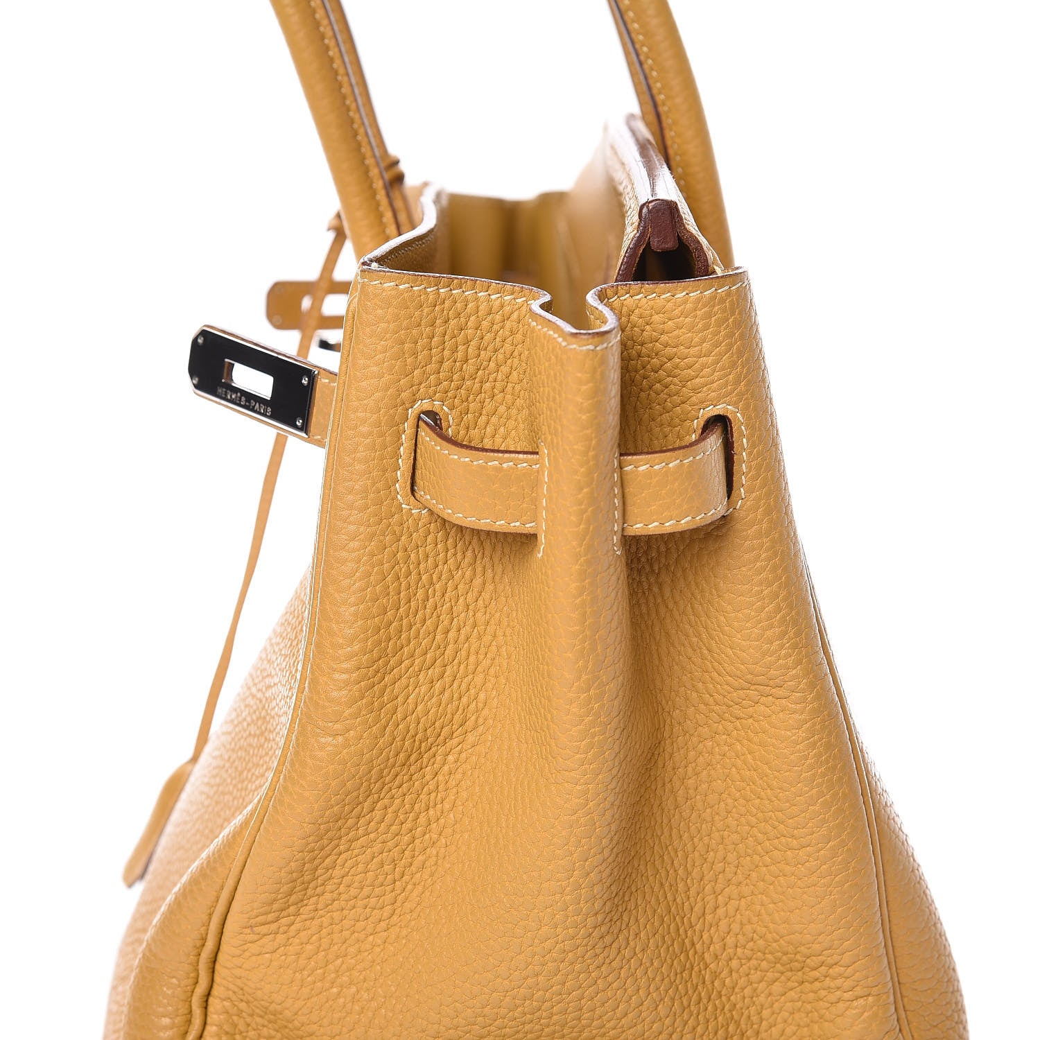 Hermes Taurillon Clemence Birkin 35 Curry 31 of 43