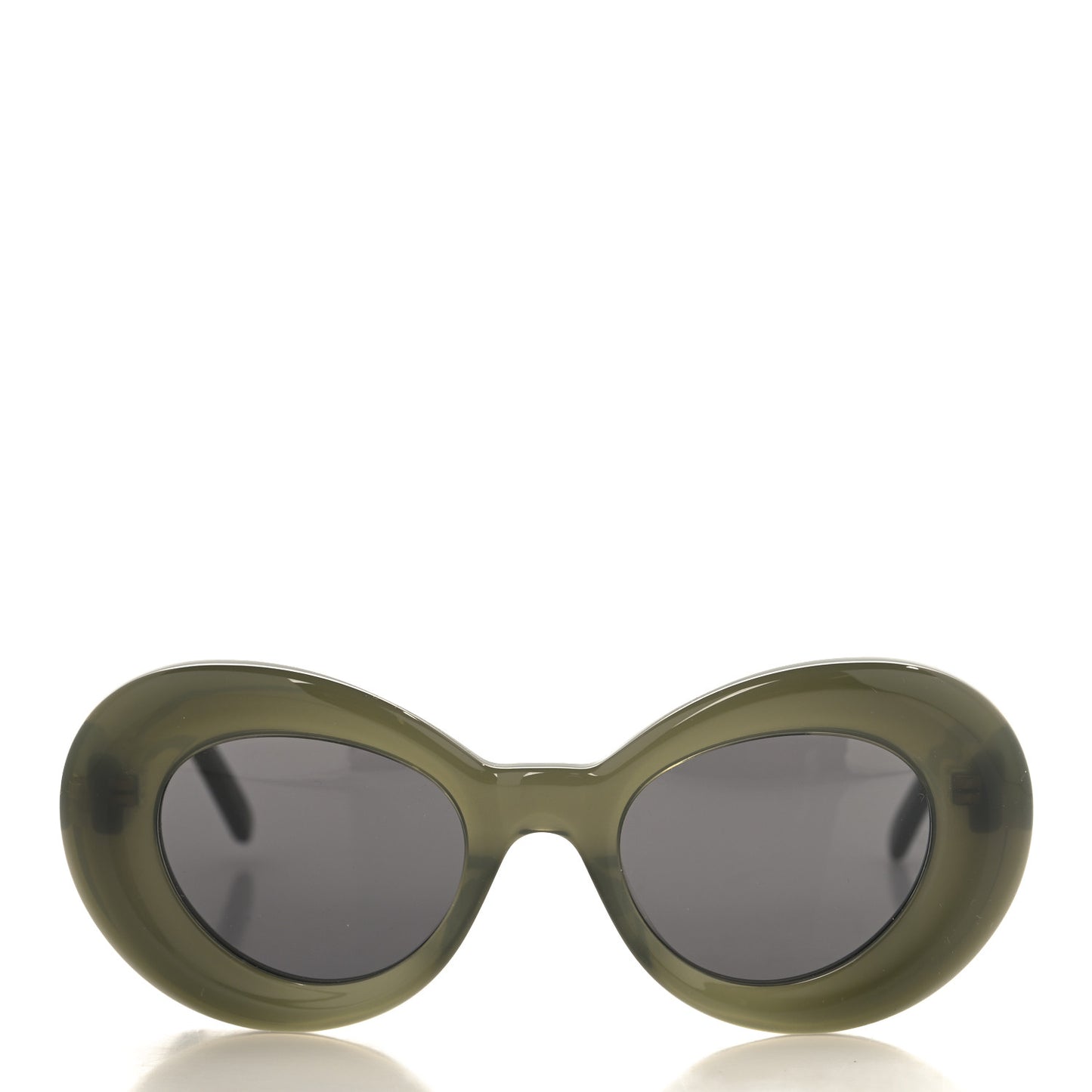 Acetate Curvy Round Sunglasses LW40112I Green