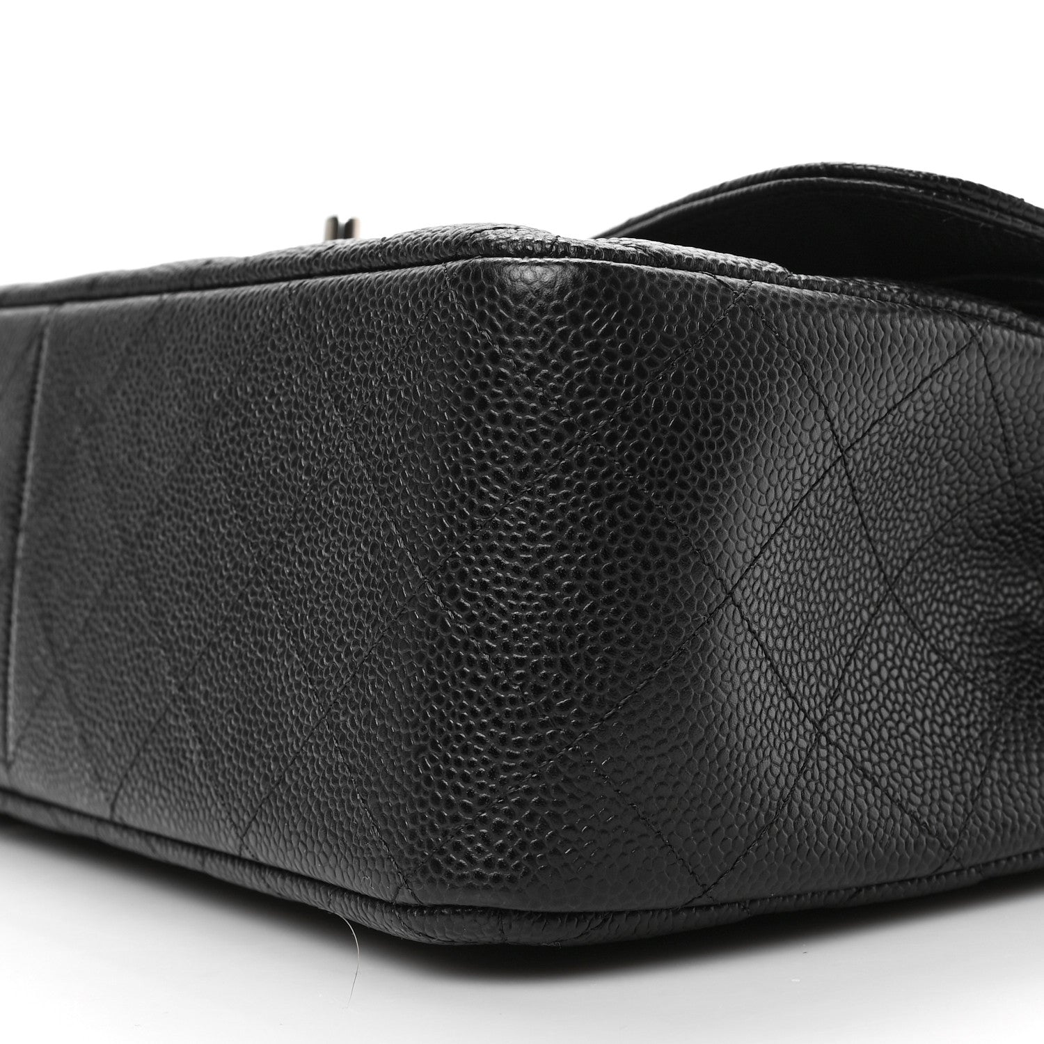 Chanel Caviar Quilted Jumbo Double Flap Black 9 of 9