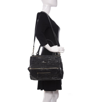 Givenchy Tumbled Sheepskin Medium Pandora Black 2 of 15