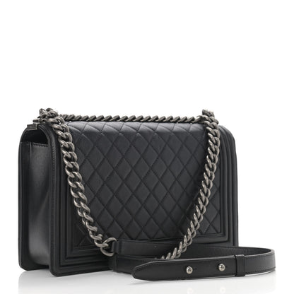 Chanel Calfskin Quilted New Medium Boy Flap Black 2 of 9