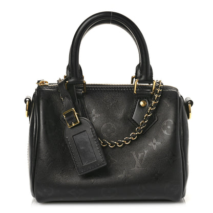 Louis Vuitton Monogram Ink Speedy BB Black 2 of 8