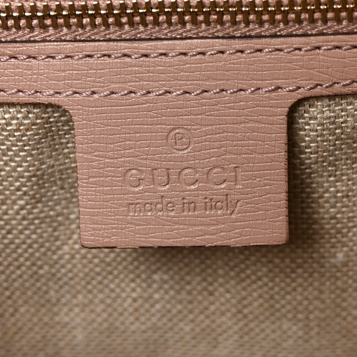 Calfskin Bamboo Bullet Top Handle Bag Blush