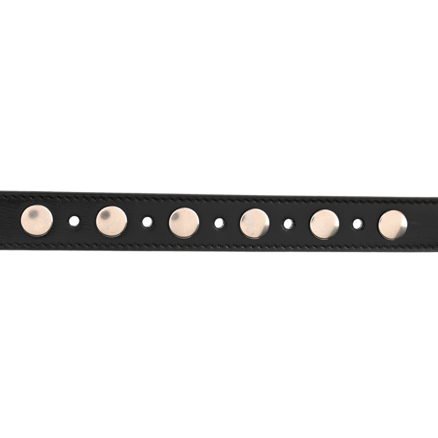 Gucci Calfskin Slim Studded Belt 80 32 Black 4 of 5