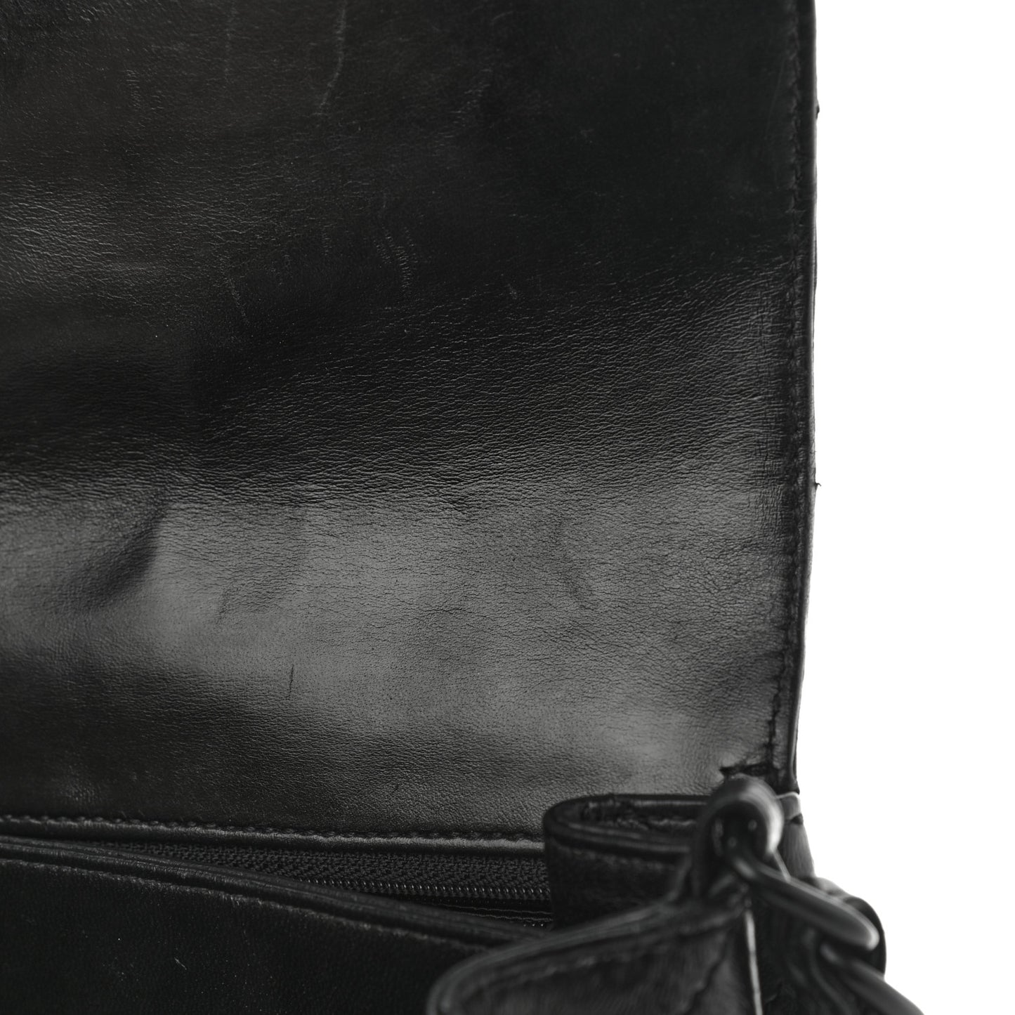 Lambskin Quilted Shoulder Flap Bag So Black