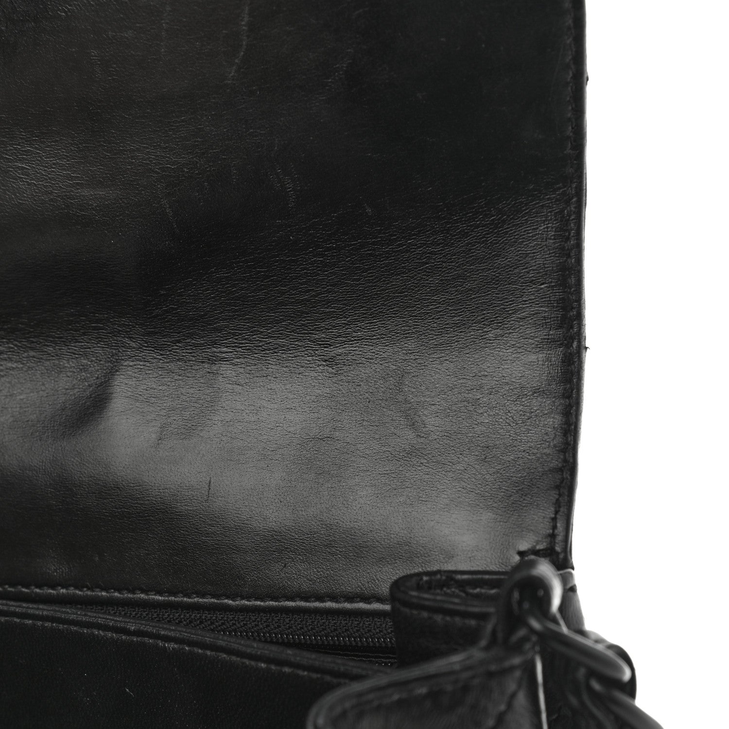 Chanel Lambskin Quilted Shoulder Flap Bag So Black 9 of 12