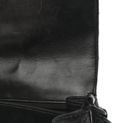 Chanel Lambskin Quilted Shoulder Flap Bag So Black 9 of 12