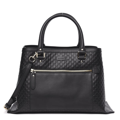 Gucci Soft Microguccissima Medium Tote Black 1 of 13