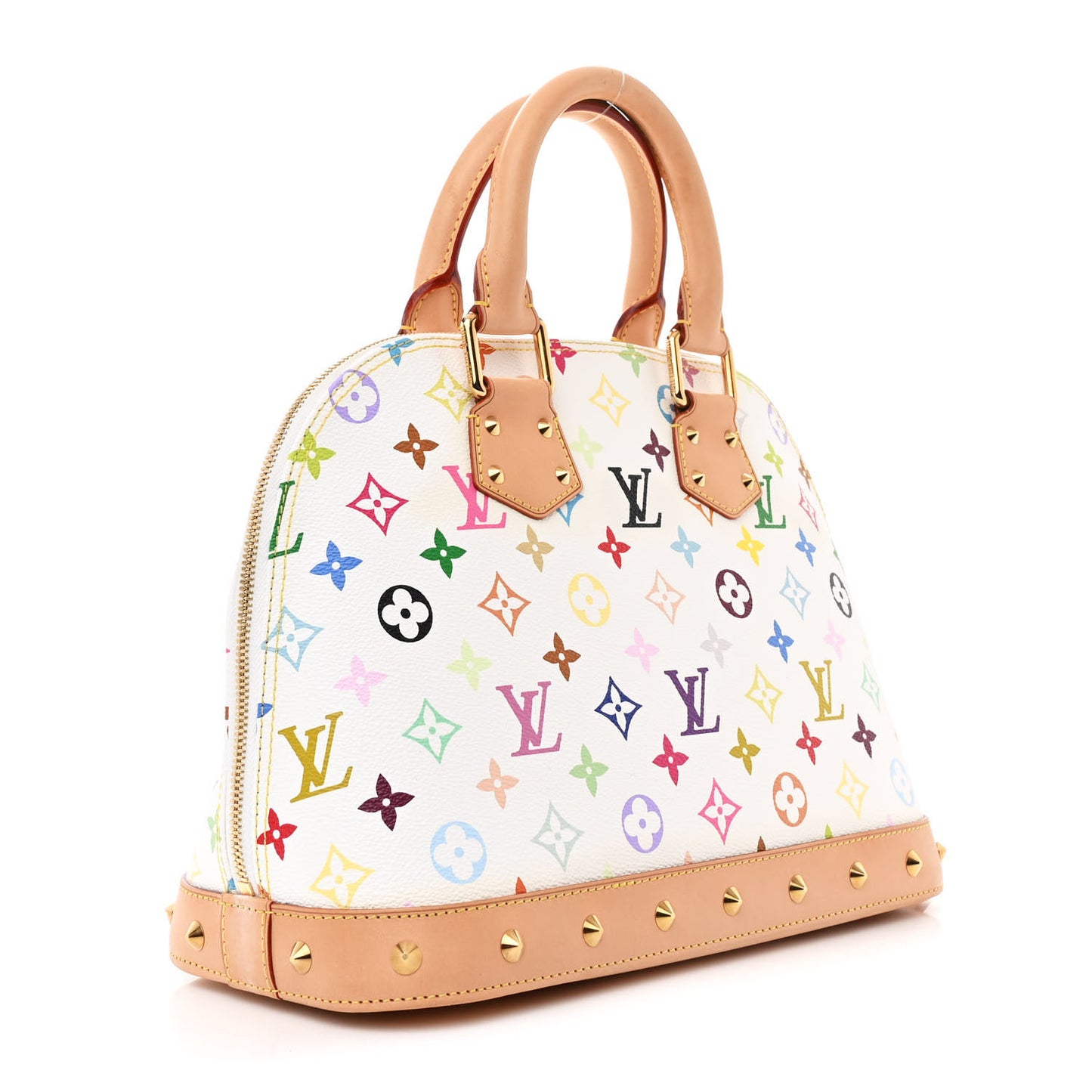 Monogram Multicolor Alma PM White