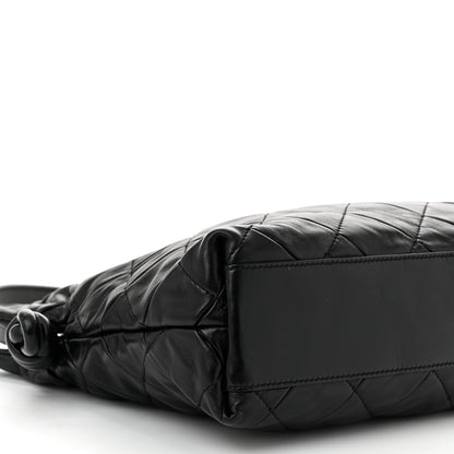 Loewe Nappa Pleated Small Flamenco Knot Bag Black 8 of 9