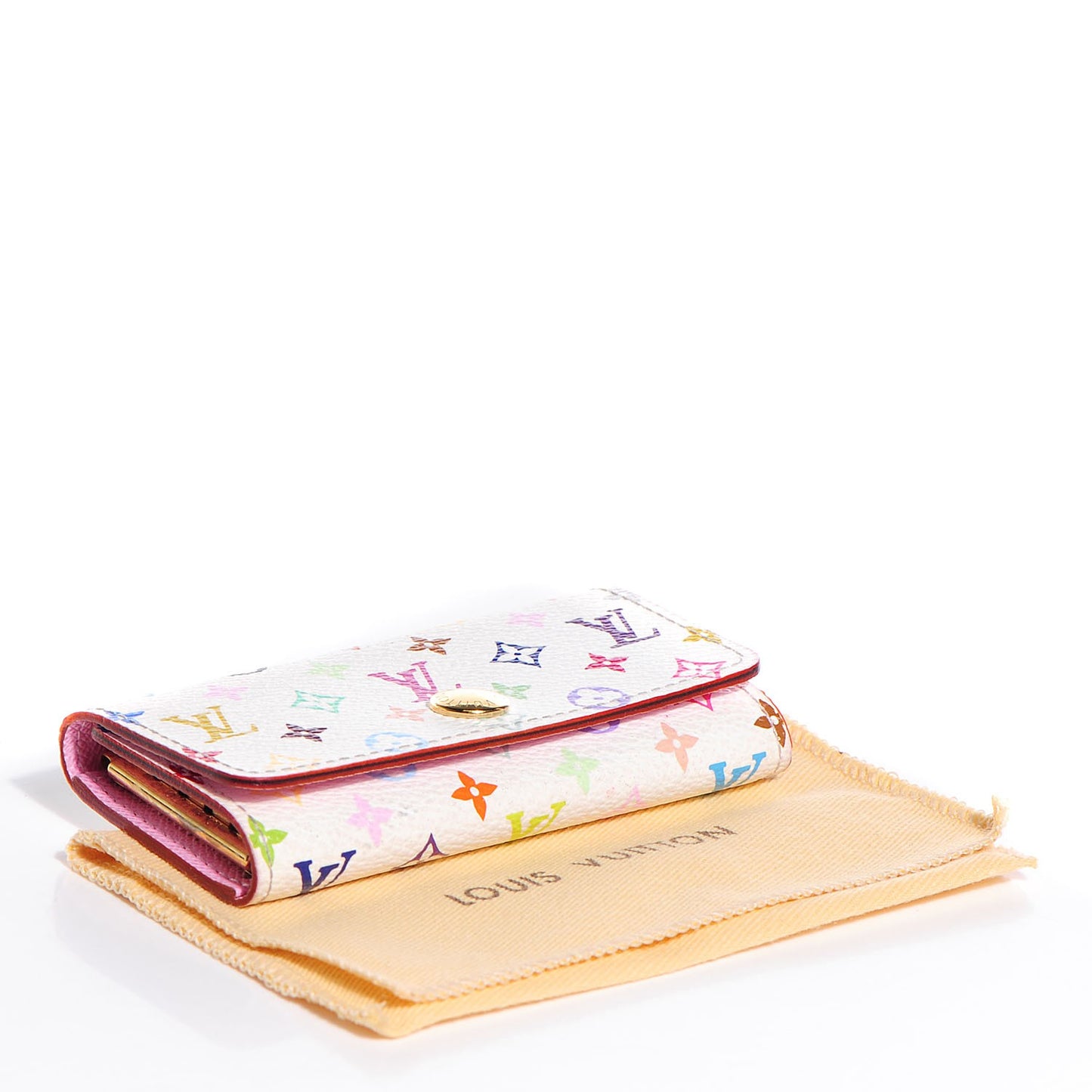 Monogram Multicolor Multicles 4 Key Holder White Litchi