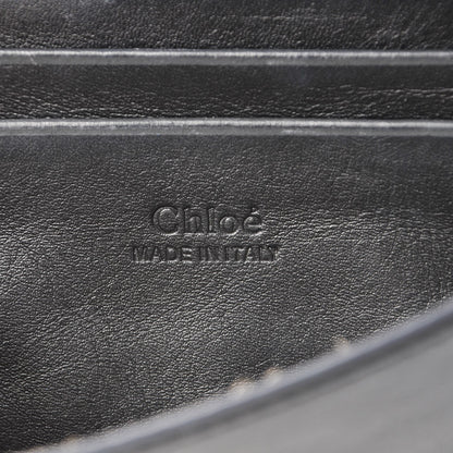 Chloe Suede Calfskin Mini Faye Shoulder Bag Black 6 of 8