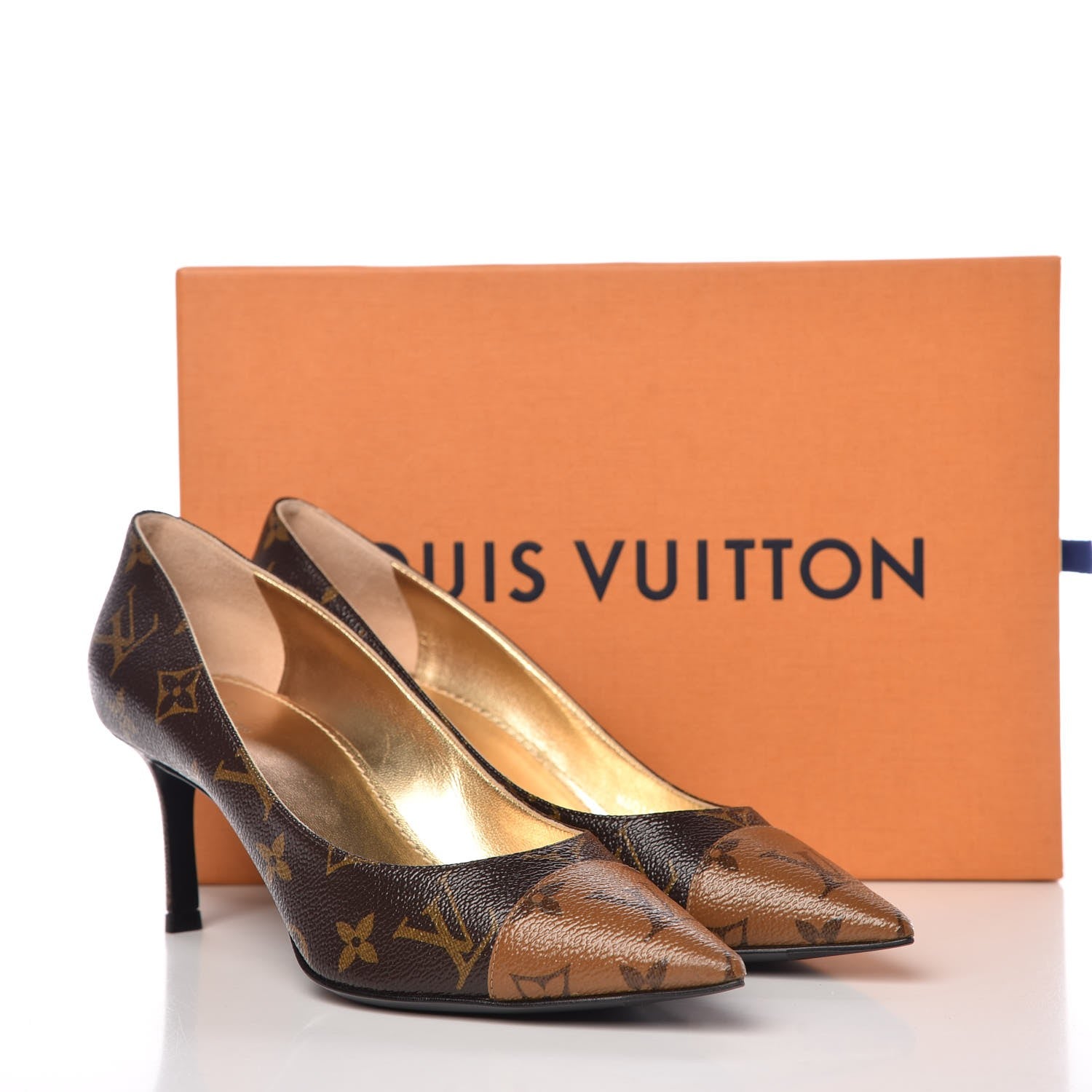 Louis Vuitton Reverse Monogram Cherie Pumps 38.5 9 of 9