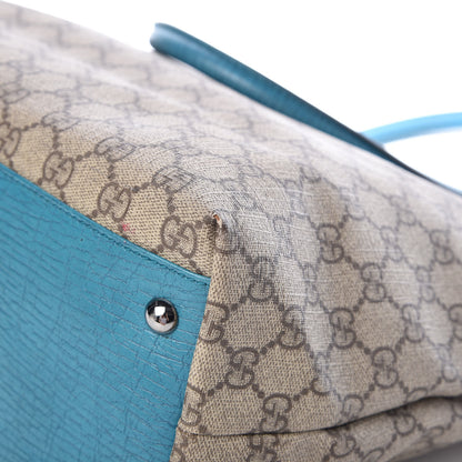 Gucci GG Plus Monogram Small Vertical Tote Turquoise 16 of 26