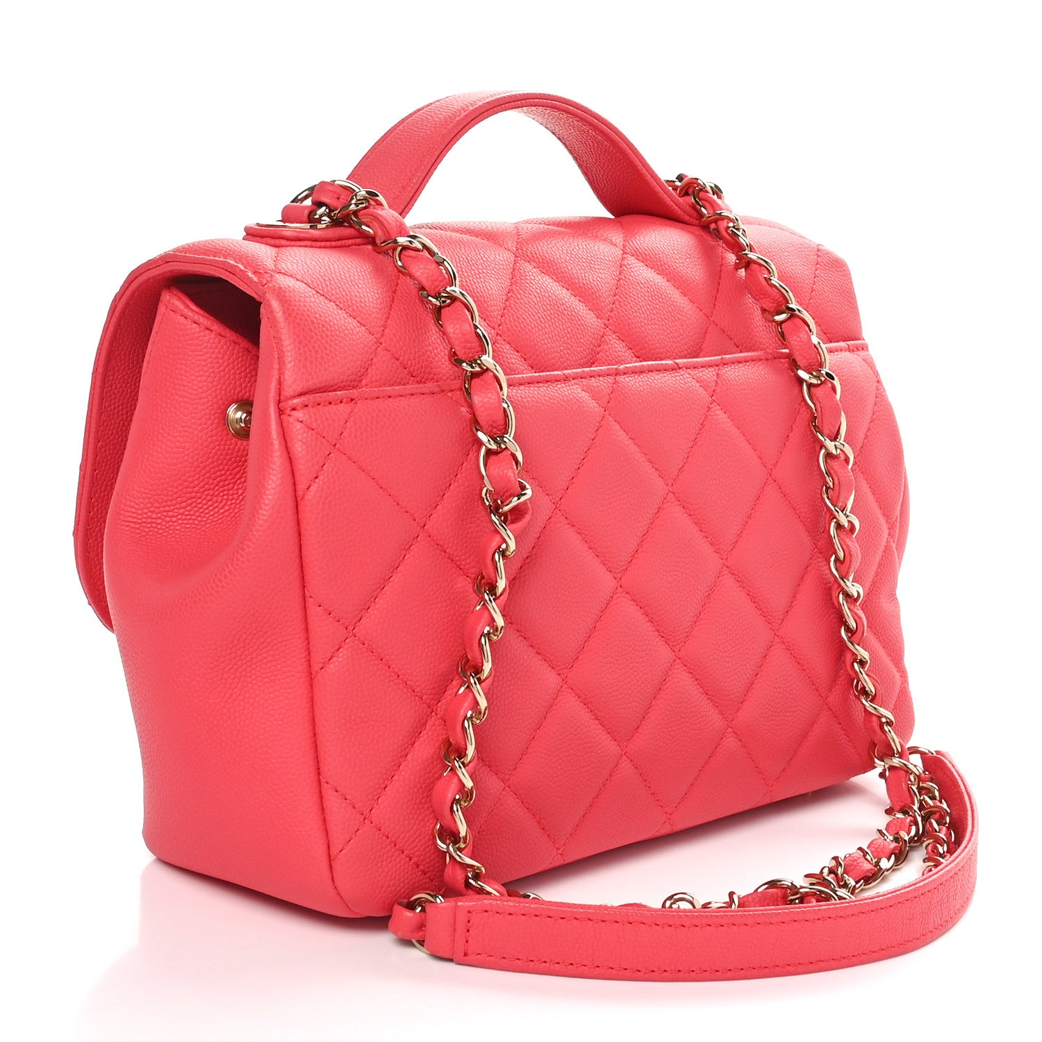 Chanel Caviar Quilted Medium Business Affinity Flap Pink 3 of 10