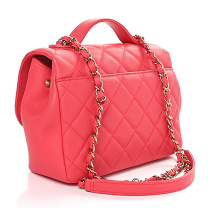 Chanel Caviar Quilted Medium Business Affinity Flap Pink 3 of 10