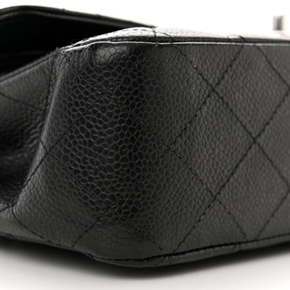 Chanel Caviar Quilted Medium Double Flap Black 9 of 16
