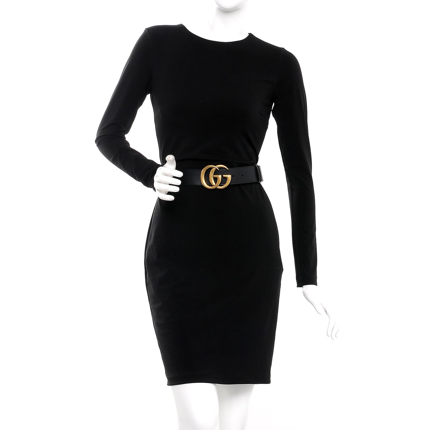 Calfskin Double G 40mm Belt 90 36 Black