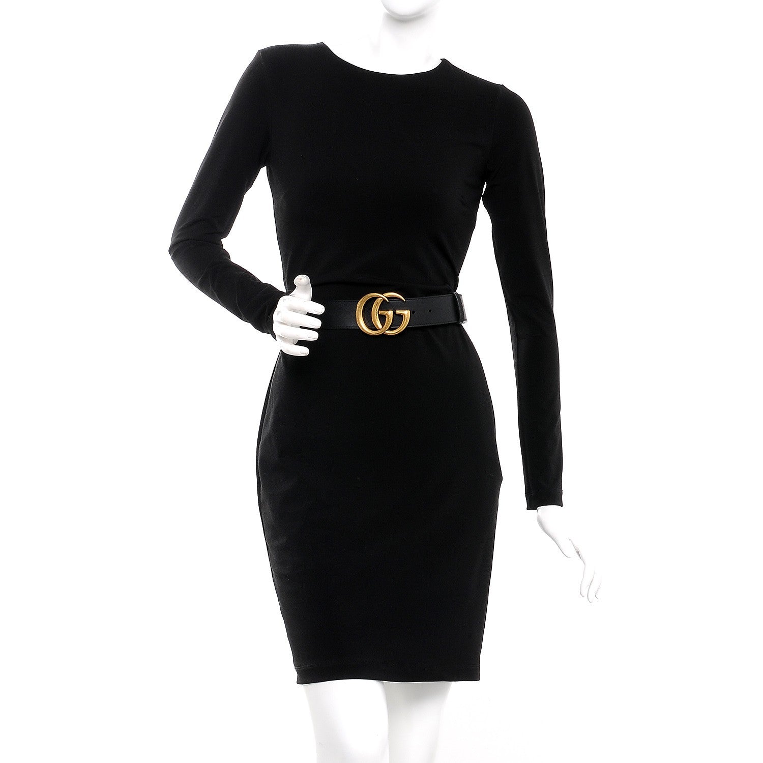 Gucci Calfskin Double G 40mm Belt 90 36 Black 2 of 5