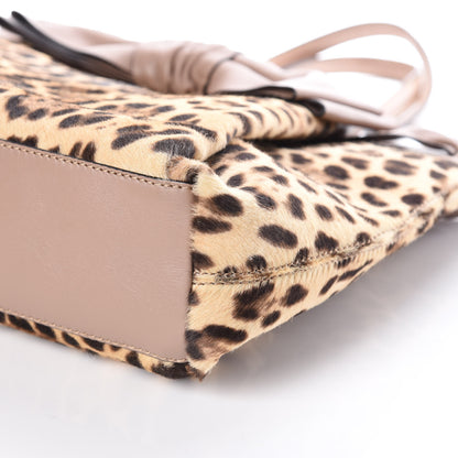 Valentino Garavani Calf Hair Leopard Print Medium Aphrodite Bow Tote 10 of 10