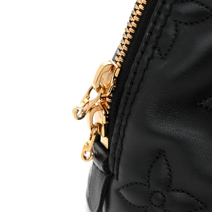 Louis Vuitton Calfskin Bubblegram Alma BB Black 10 of 10