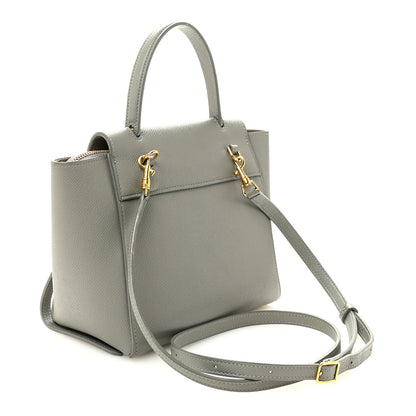 Celine Grained Calfskin Nano Belt Bag Cloud 3 of 10