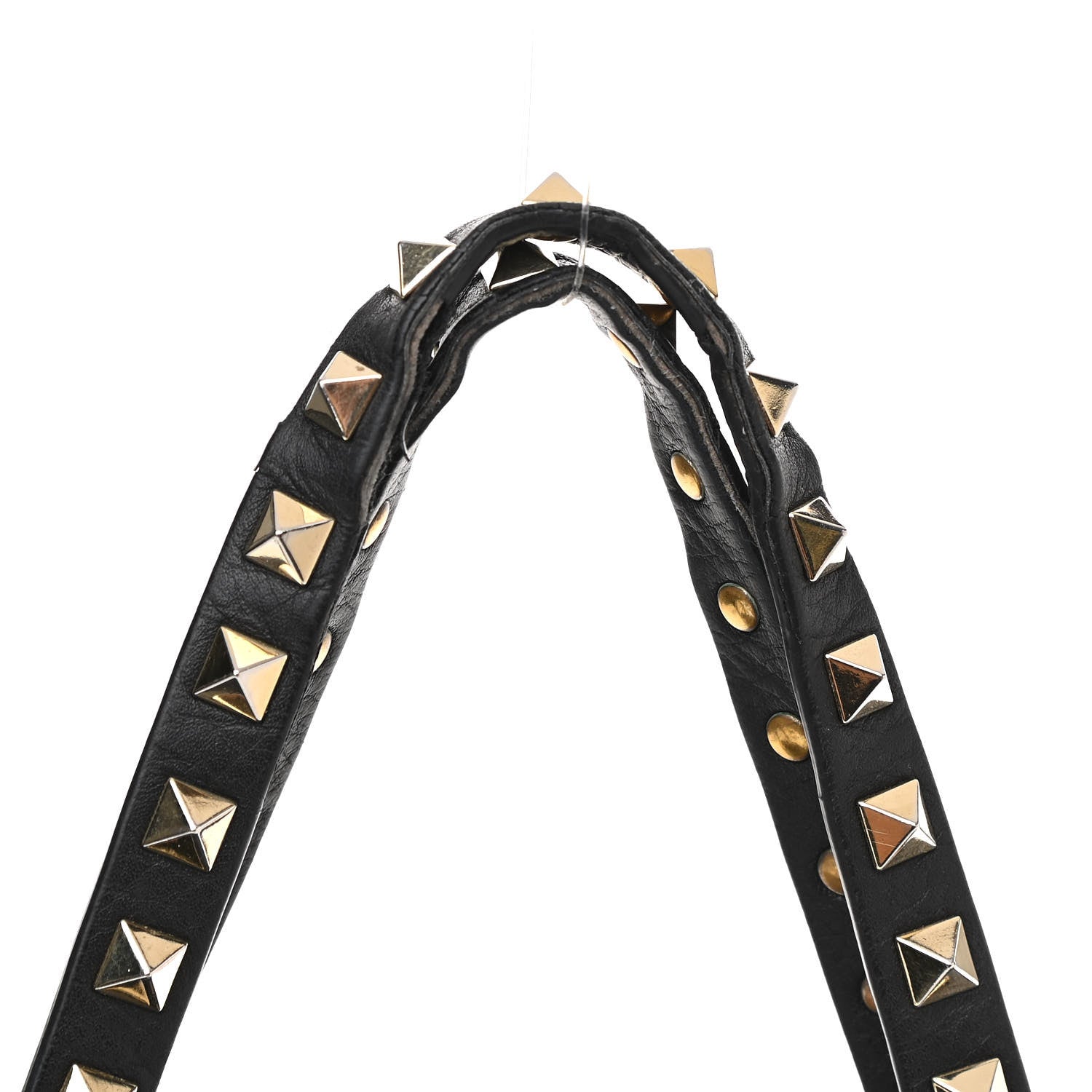Valentino Garavani Pebbled Calfskin Medium Rockstud Tote Black 12 of 13