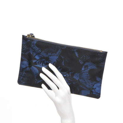 Valentino Garavani Nylon Camubutterfly Rockstud Zip Pouch Marine 2 of 7