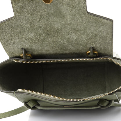 Celine Grained Calfskin Nano Belt Bag Olive 4 of 4