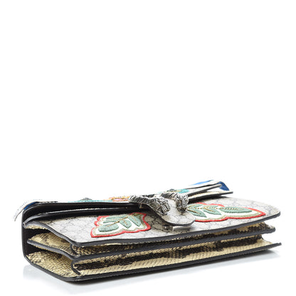 Gucci GG Supreme Monogram Python Embroidered Small Dionysus Shoulder Bag 5 of 18