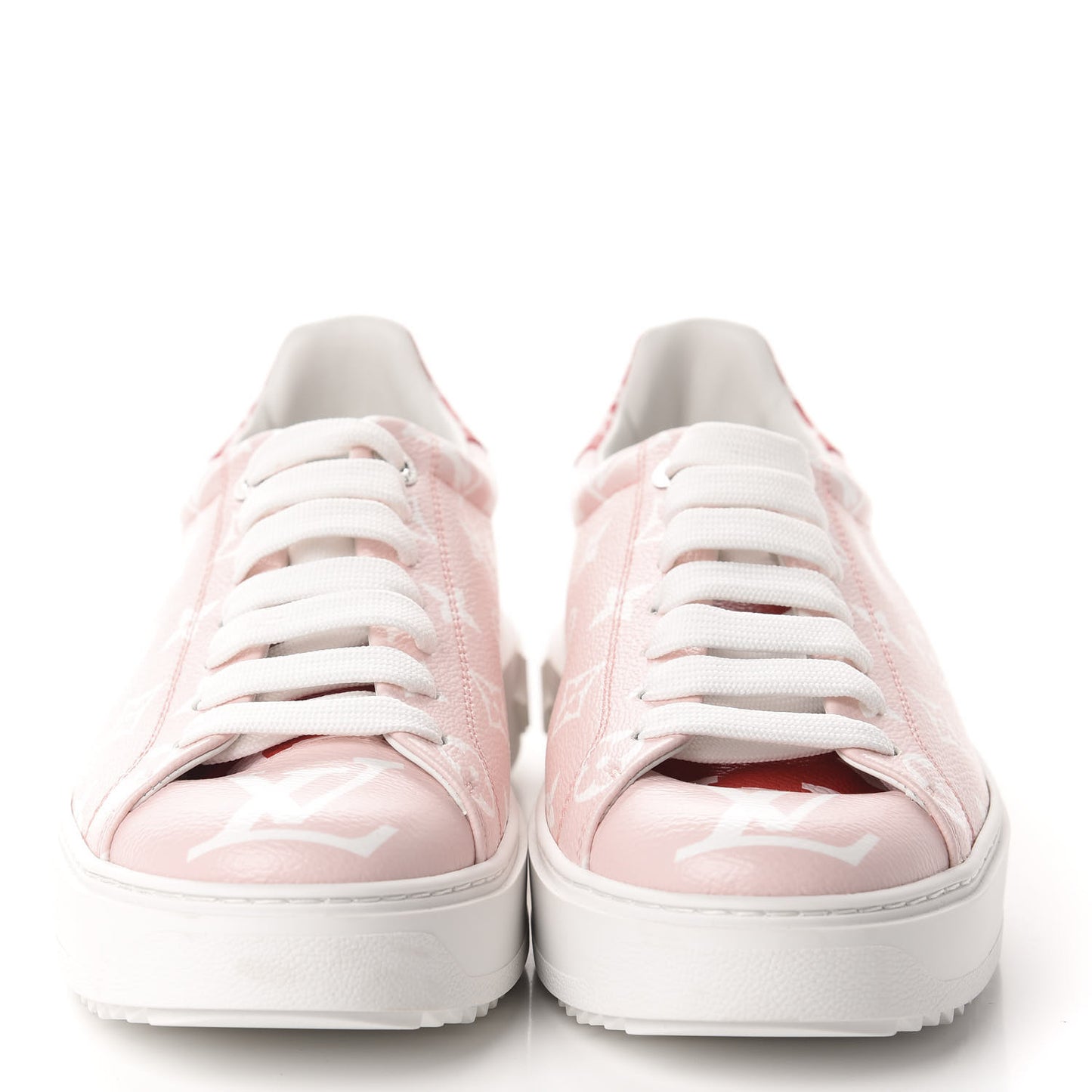 Monogram Giant Time Out Sneakers 42 Rose Rouge