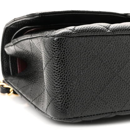 Chanel Caviar Quilted Medium Double Flap Black 9 of 11